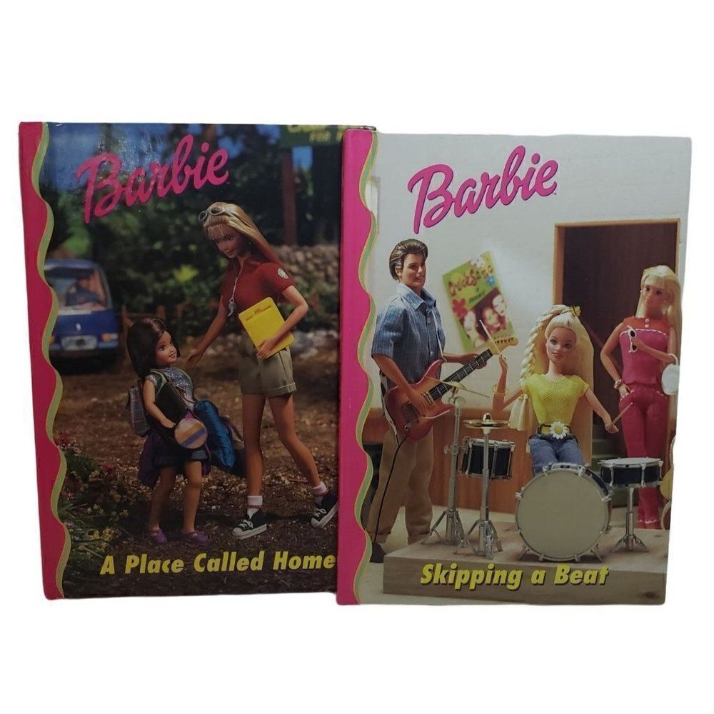 Barbie Vintage Books! A Place Called Home & Skipping a Beat Grolier Books